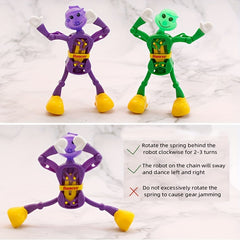 Swing Dancing Robot Toy - Wind Up, Beat Swinging