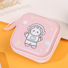 Cartoon Coin Purse Zipper for Earphones and Keys
