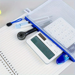 10pcs Zipper File Bag A4 Size Sorting Storage