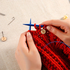 10pcs Wooden Knitting Marker Buckle Mini Marker Buckle Stitch Marker