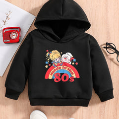 Baby Cartoon Letter Print Sweatshirt Kids Spring Hoodie