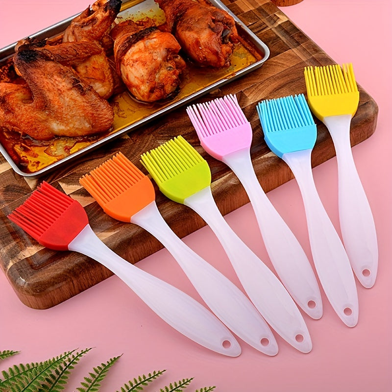 6pcs Silicone BBQ Baking Food Brush High Temp Resistant