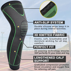 2PCS Soft Breathable Cycling Knee Pads for Men Women