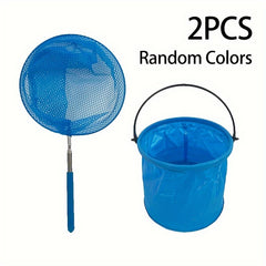 2pcs Telescopic Colored Toy For Catching Fish