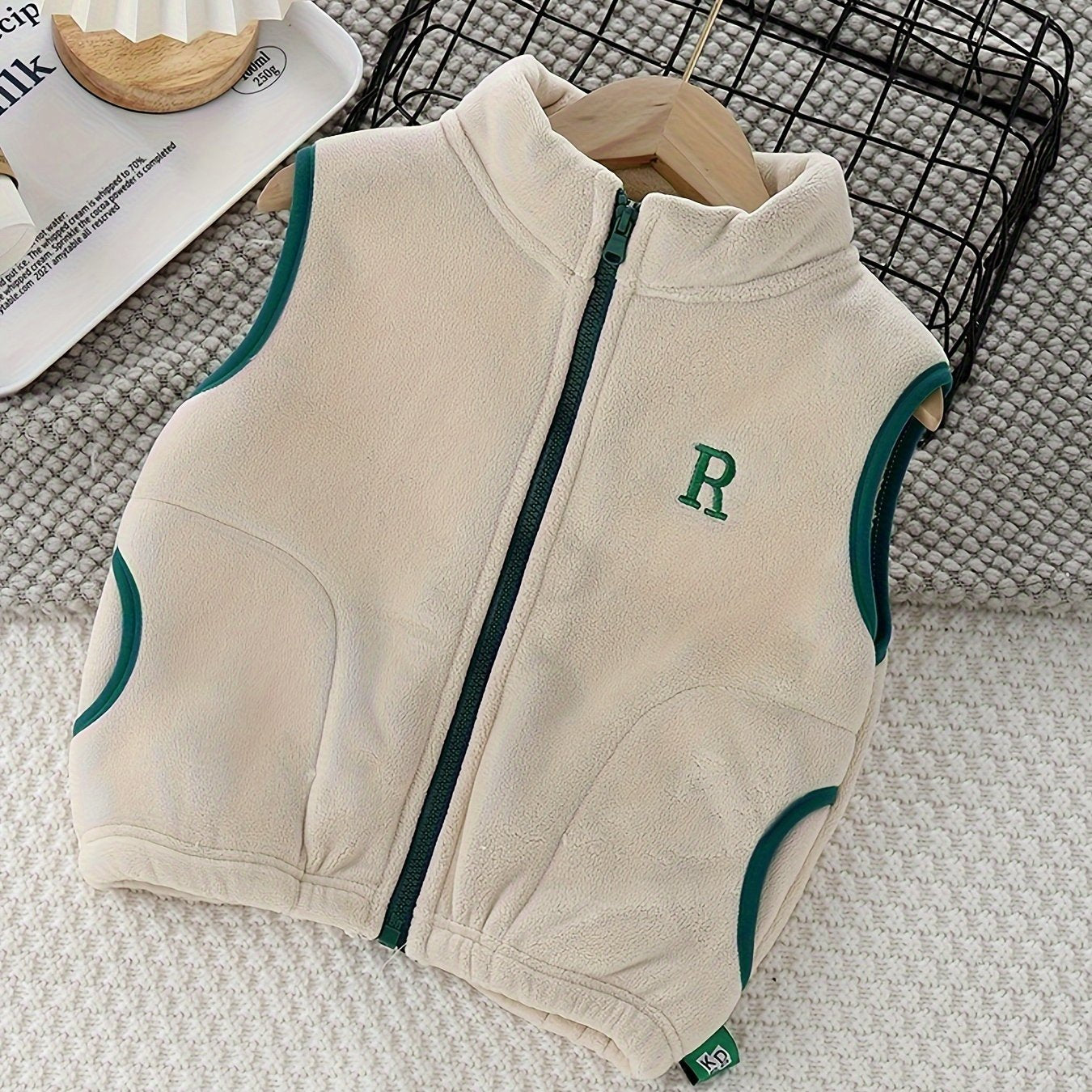 Girls Warm Sleeveless Jacket Vest For Spring Fall Winter