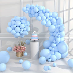 Pastel Balloon Garland Kit for Boy's Birthday Party