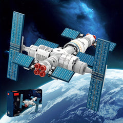 DIY Space Station Building Blocks Model Toy