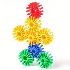 Colorful Interlocking Building Blocks Fun Construction Toy for Kids
