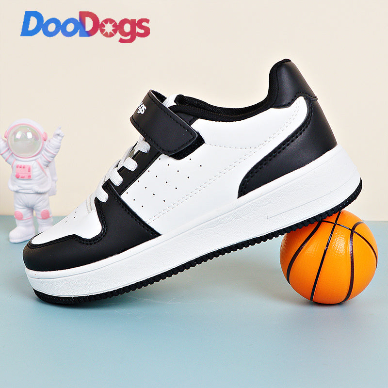 DooDogs Boys Wear-Resistant Low Top Sneakers