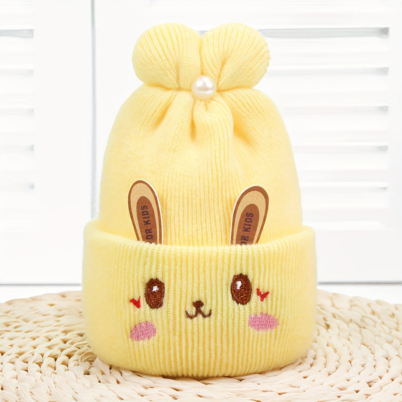 Kids Winter Little Rabbit Beanie Hat