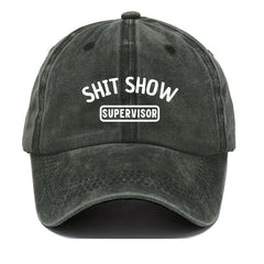 Adjustable Printed Sunscreen Washed Denim Baseball Cap for Outdoor Activities