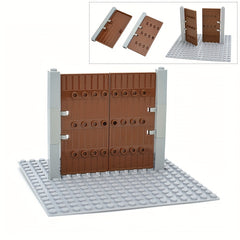 MOC Bricks 2400 87601 1x5x10 Door Building Blocks Gate DIY