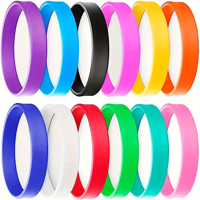 2pcs Silicone Bracelet for Outdoor Fitness and Sports