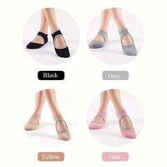 Professional Yoga Socks Backless Non-slip Sports Socks With Grips