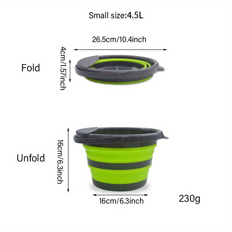 RV Kitchen Folding Bucket Water Filter Board Outdoor Camping Fishing