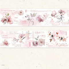 Flower And Poetry Series Fresh Flowers Journal DIY Recyclable Stickers