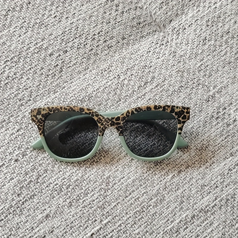 Y2K Leopard Sunglasses UV Protection Holiday Gift