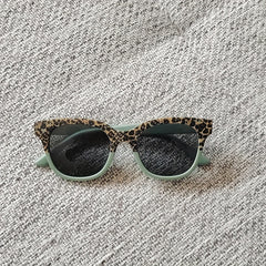 Y2K Leopard Sunglasses UV Protection Holiday Gift