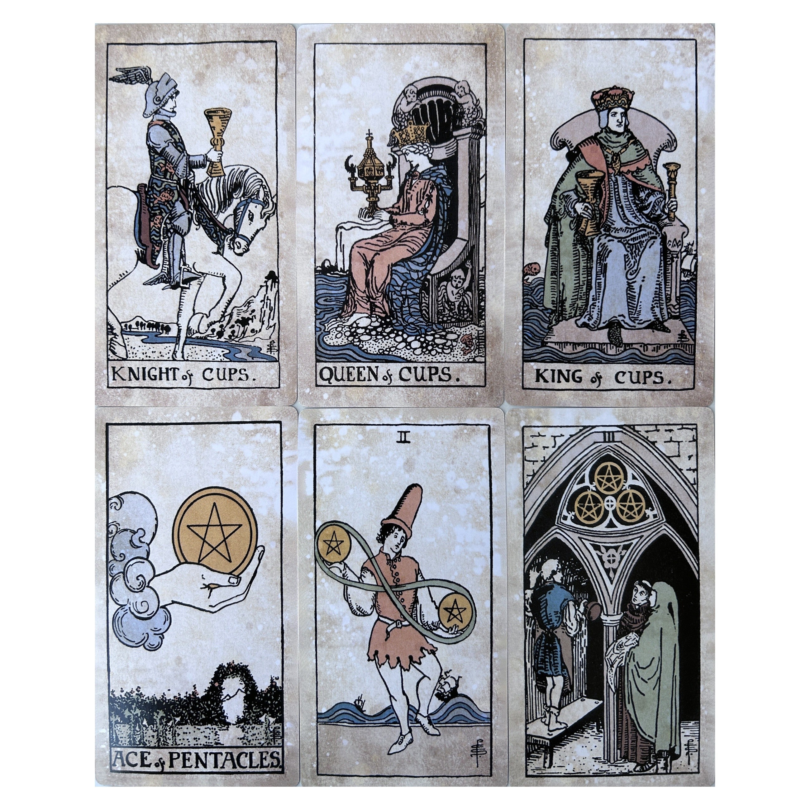Retro Waite Tarot Deck 78 Cards Study Guide
