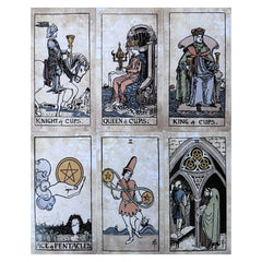 Retro Waite Tarot Deck 78 Cards Study Guide