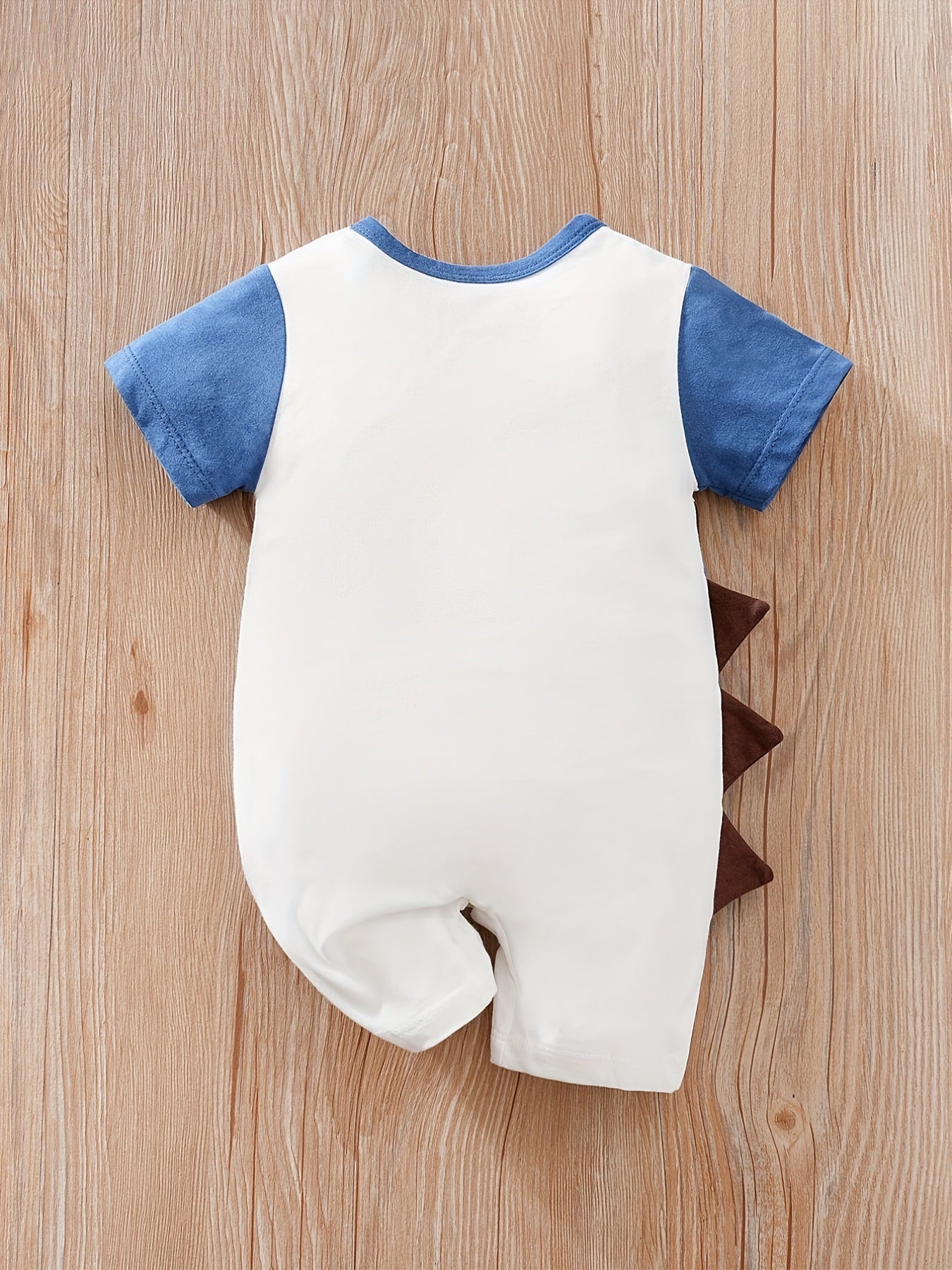 Baby Boy's Cotton Jumpsuit Crocodile Print