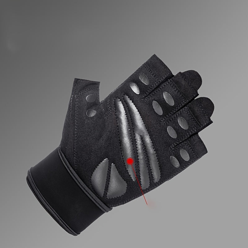 Anti-slip Half-finger Sports Gloves for Pull-ups Climbing