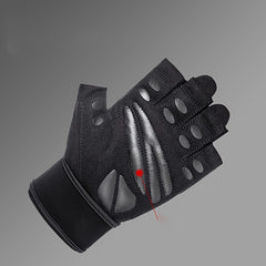 Anti-slip Half-finger Sports Gloves for Pull-ups Climbing