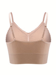 Comfortable Full Coverage Bra with Breathable Stretch Fabric