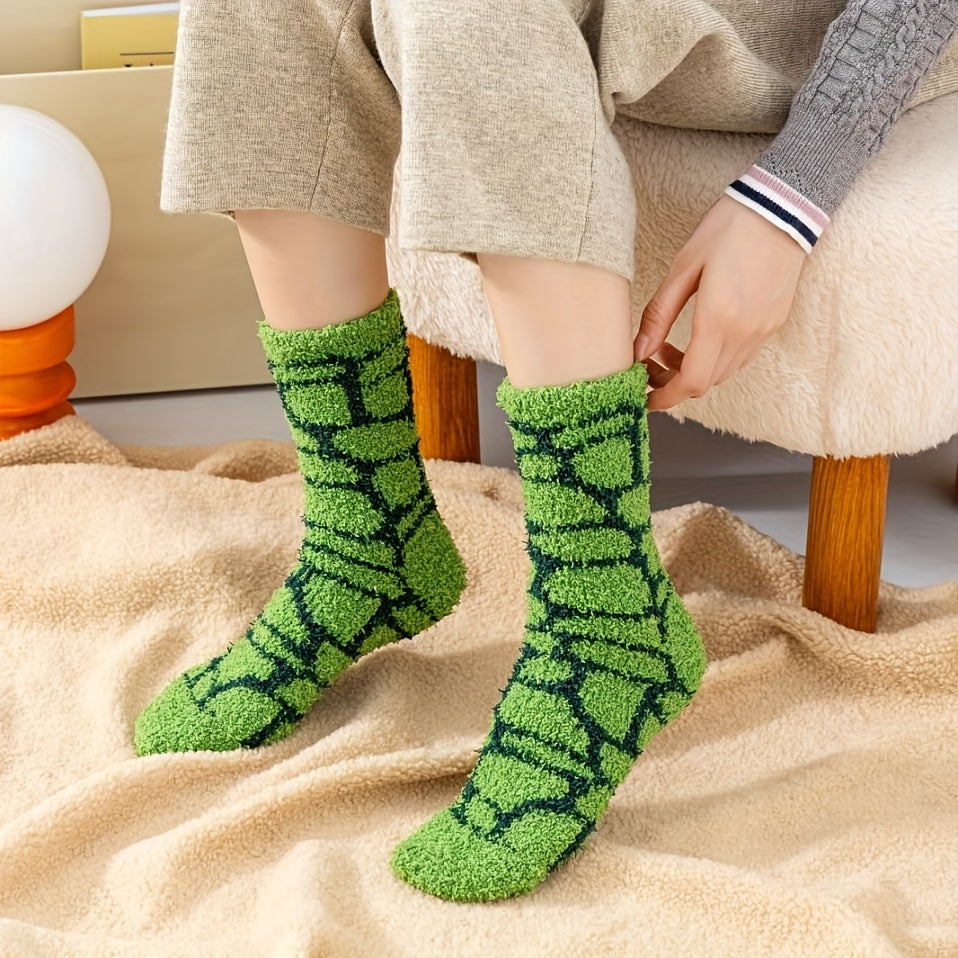 Soft Plush Mid Tube Socks Women's Stockings