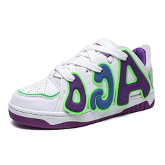 Men's Big Letters Skate Shoes With Traction