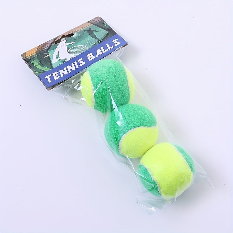 3pcs Kids Soft Tennis Balls for Training, Beginners