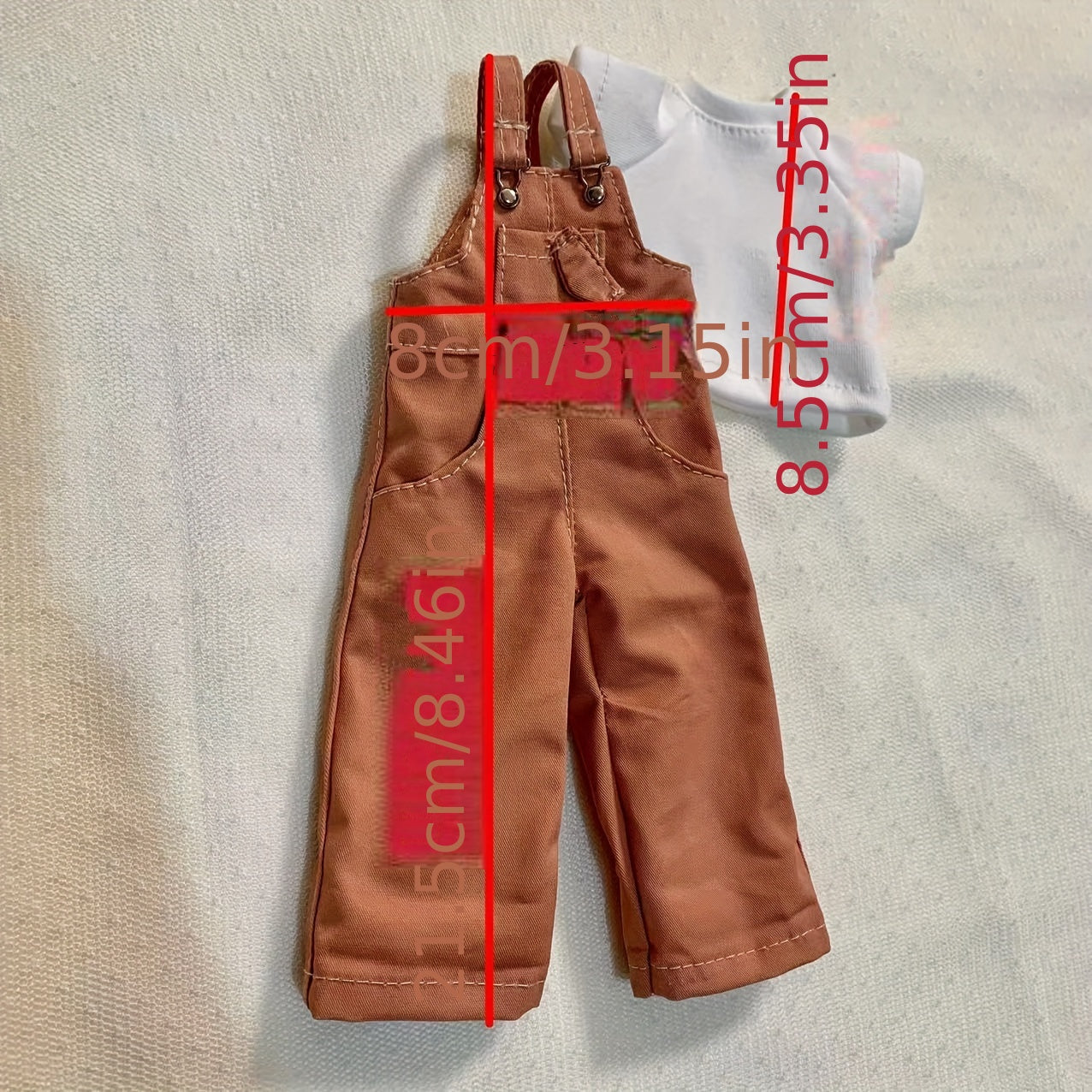 6 Point BJD Overalls Jeans & T Shirt Combo - Stylish Outfit