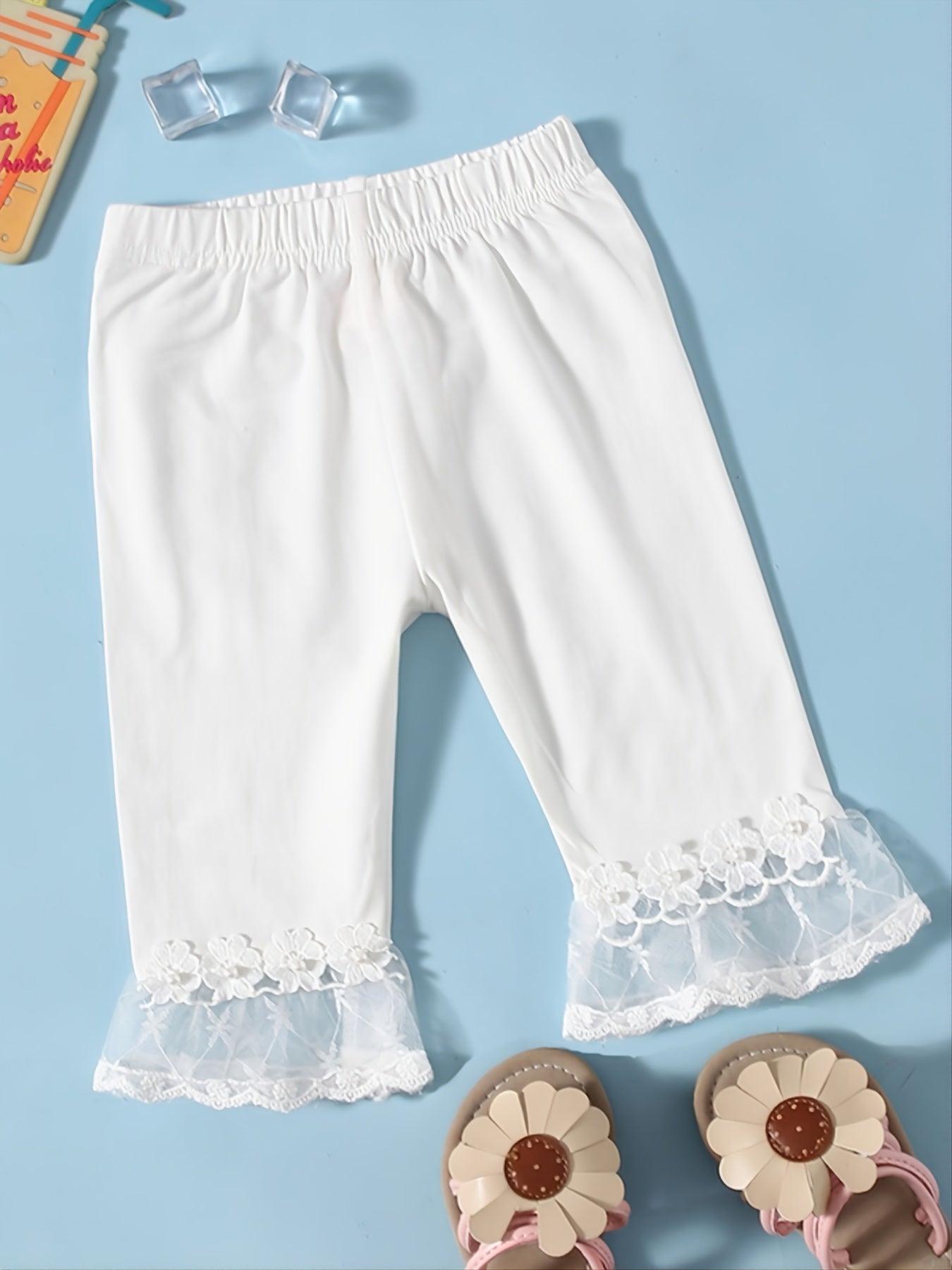 Girls Lace Leggings for Winter