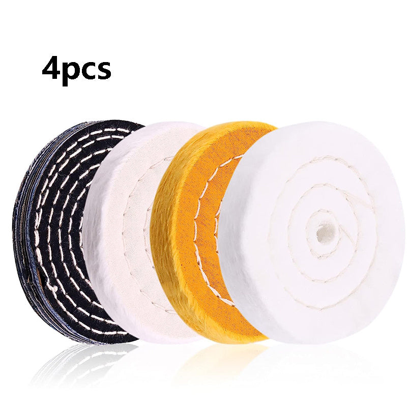 4pcs Buffing Wheel 10 16 Cm Polishing Wheel for Wood Metal Ceramic