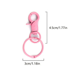 5pcs Colorful Keychain Key Ring Bag Backpack Hanging Key Chain Pendant