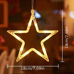 LED Christmas Tree Lights Indoor Window Decoration