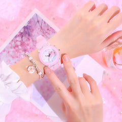 Colorful Rabbit Silicone Noctilucent Watches