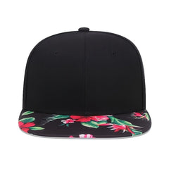 Floral Printed Hip Hop Hat For Men