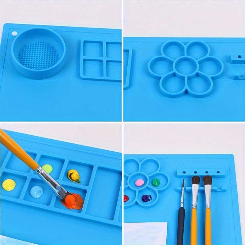 Silicone Painting Pad for DIY Resin Craft Making Casting