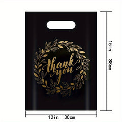 100pcs Halloween Gift Bags - Thicken Retail Shopping Bags for Small Businesses