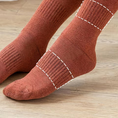 Women's Thickened Thigh High Socks Solid Warm Over The Knee Stockings