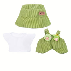 Doll Suspender Set with Hat, Coat, Pants