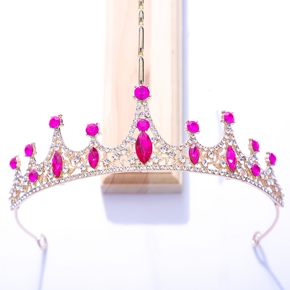 Baroque Style Bride Crown Wedding Headdress Hair Accessories Gift