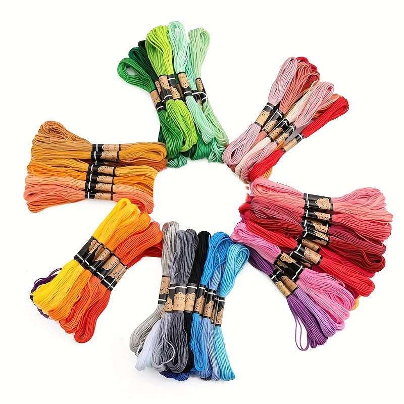 50 Colors Cross Stitch Thread Embroidery Knitting Rope Matching Thread