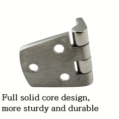 1pc Marine Yacht Polishing Bend Plate Corner Hinge 316 Stainless Steel 5 Holes