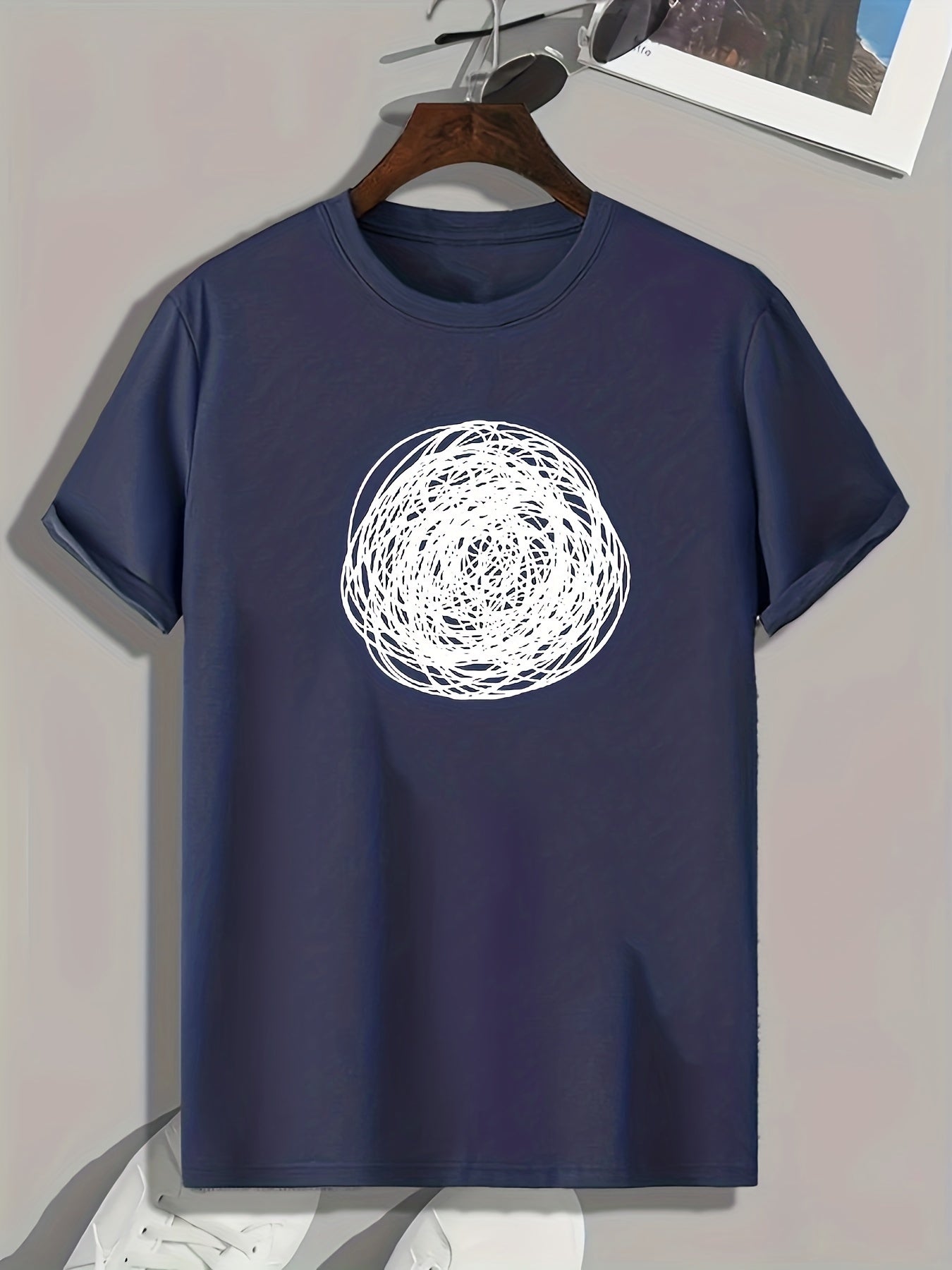 Graffiti Print Men's Graphic T shirt Casual Comfy Tees For Summer