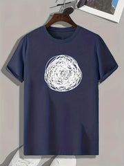 Graffiti Print Men's Graphic T shirt Casual Comfy Tees For Summer
