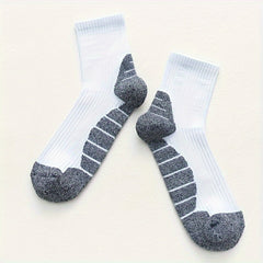 Basketball Socks Mid calf Socks Thick Padded Sweat absorbing Sports Socks