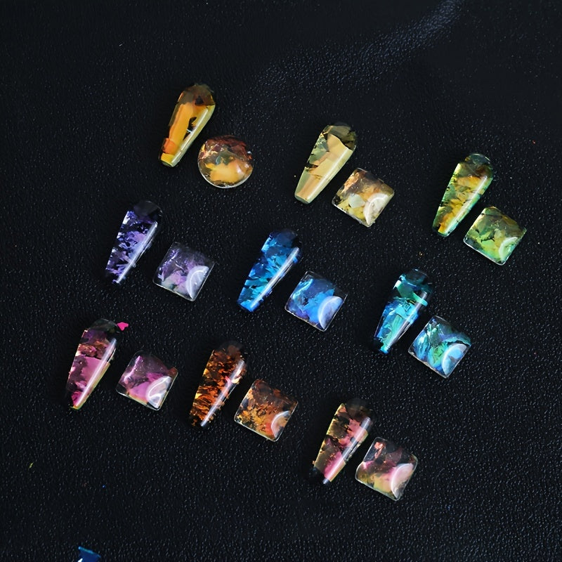 Colorful Holographic Foils for Nails Glitter Powder and Mylar Flakes