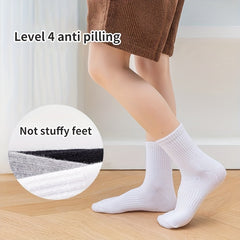 3 Pairs Boys Casual Short Crew Socks for Kids